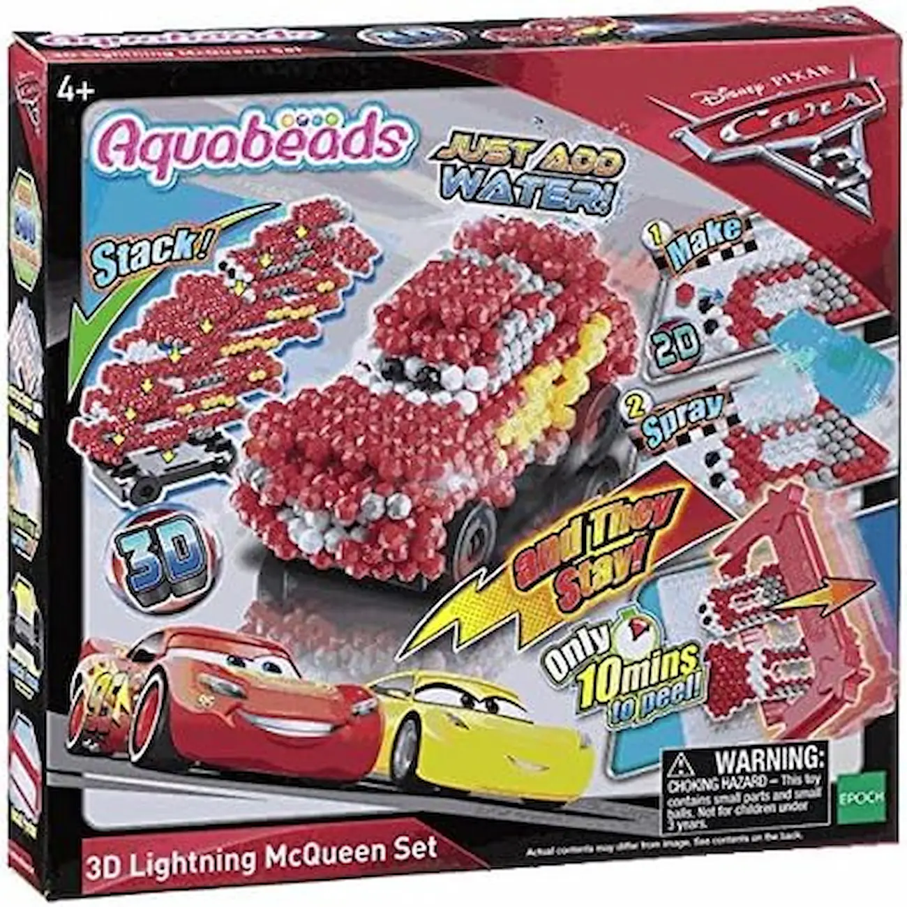 Set Aquabeads Cars en 3D